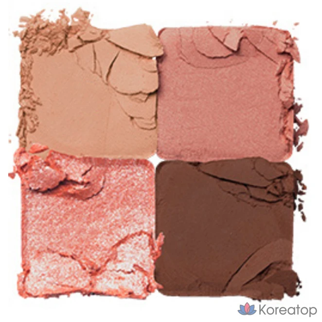 Палетка теней ROM&ND Better Than Eyes, оттенок 01 «Сушеный тюльпан манго», 1 шт., фото 2