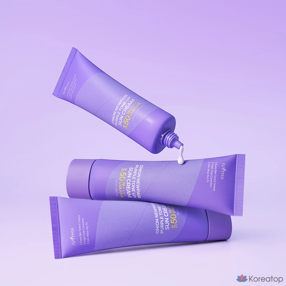 Солнцезащитный крем Isntree Onion Newpair Purple Tone-Up SPF50+ PA++++, 1 шт., 50 мл