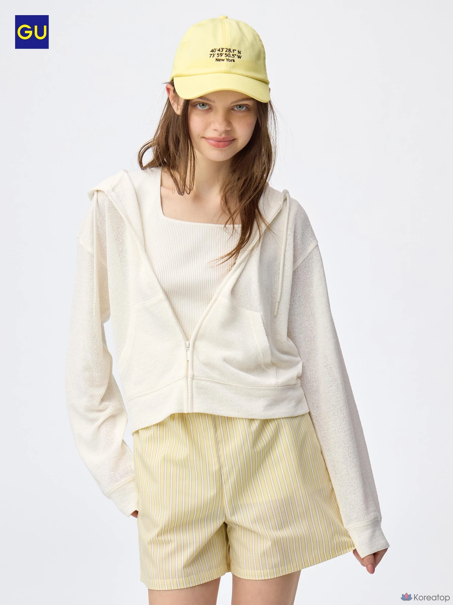 Худи на молнии Uniqlo Loop Yarn Full-Zip Hoodie