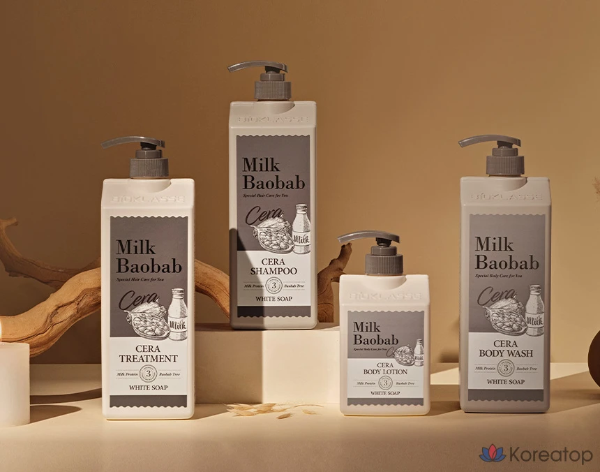 Сыворотка для тела Milk Baobab, белое мыло, 600 мл, 1 шт.