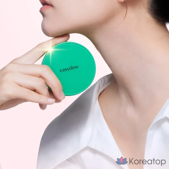 Кушон Easydew Mela B Toning Ampoule Cushion Refill Puff, оттенок 21 Natural, 13 г, 1 шт.