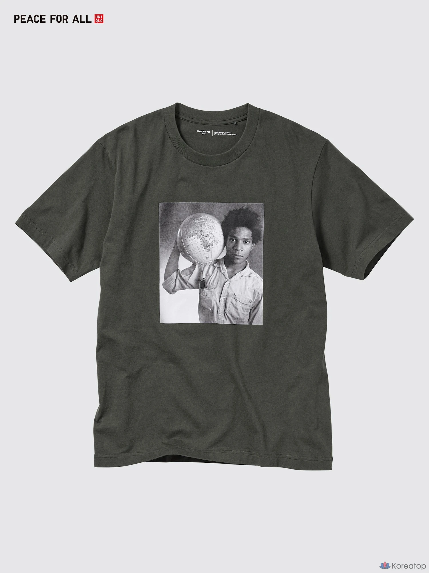 Футболка Uniqlo PEACE FOR ALL Graphic T Regular Fit Basquiat