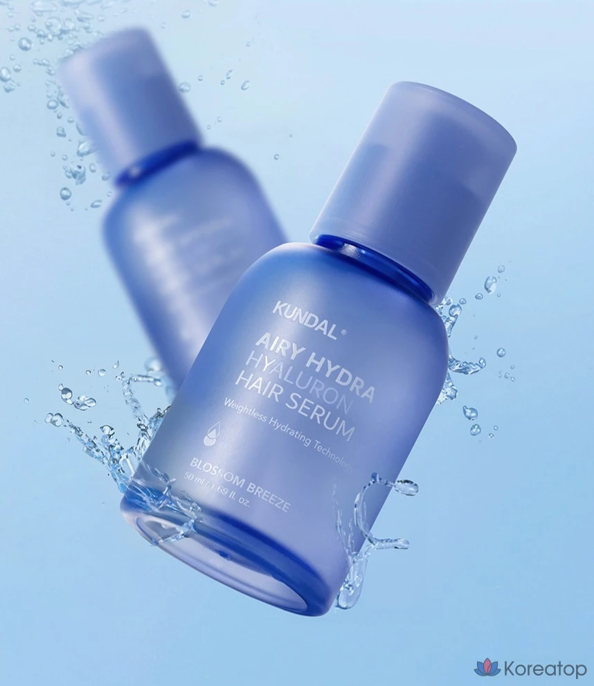 Kundal Hyaluronic Airy Hydra Сыворотка для волос, 50 мл, 1 шт.