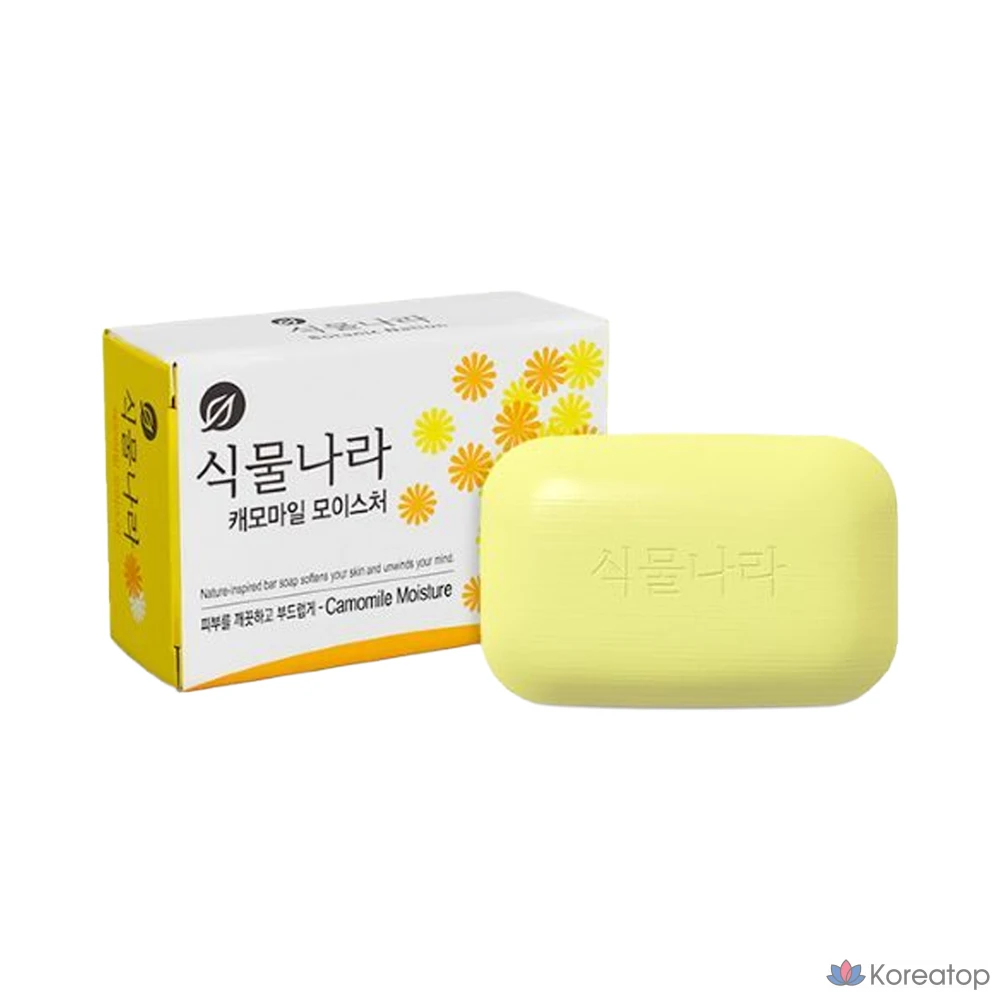 Увлажняющее мыло Plant Nara с ромашкой, 90 г, 1 упаковка