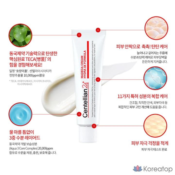 Dawamol Dongkook Pharmaceutical Крем Madeca Hydra 3x Formula 50 мл, 1 шт.