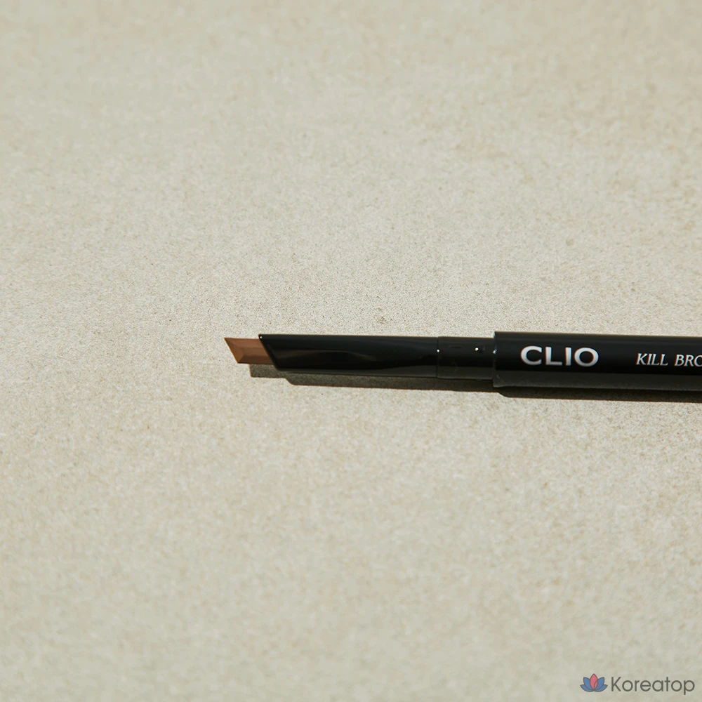 Карандаш для бровей Clio Kill Brow Auto Hard Eyebrow Pencil 0,31 г, № 2, светло-коричневый, 1 шт.