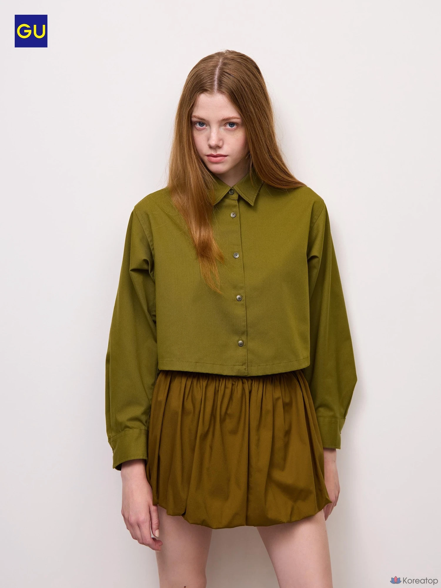 Рубашка Uniqlo Cropped