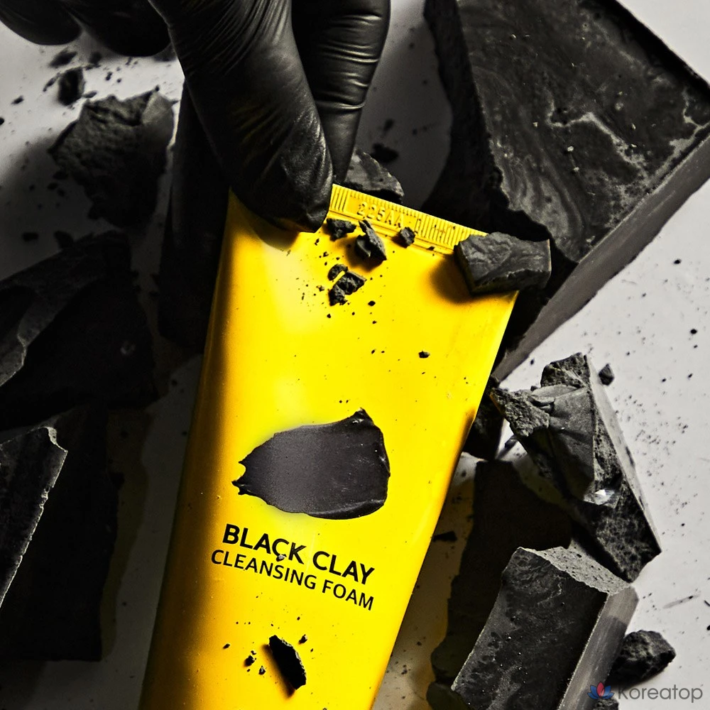 Очищающая пенка для лица Barulab с черной глиной, 100 мл, 1 шт.