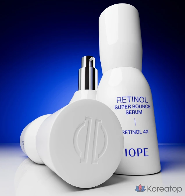 Набор из 3 предметов: сыворотка с ретинолом IOPE Retinol Super Bounce Serum, 1 шт.