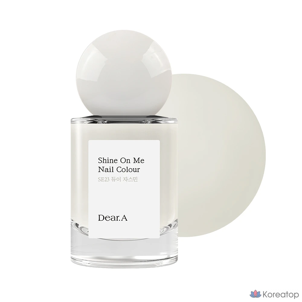 Лак для ногтей Dear.A Shine On Me Nail Color, оттенок SE23 Dewy Jasmine, 11 мл, 1 шт.