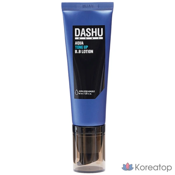 Набор из 5 предметов: BB-лосьон DASHU Men's Aqua Tone-Up 40 мл + пенка для умывания DASHU Men's Aqua Deep Sea Water 30 мл.