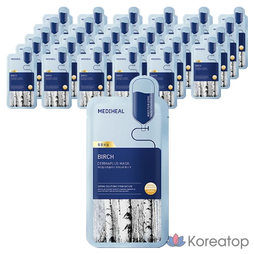 Mediheal Derma Plus Birch Mask, 10 шт., 4 шт.