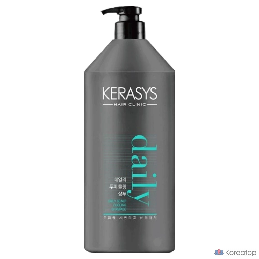 Охлаждающий шампунь для кожи головы KeraSys Daily, 1 шт., 1,5 л