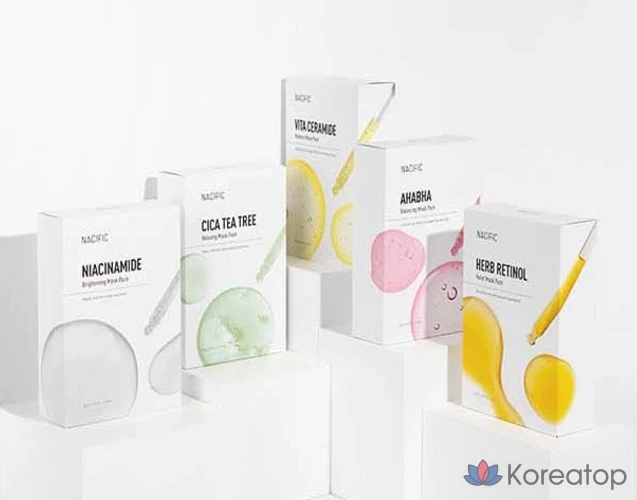 Расслабляющая маска для лица NACIFIC Cica с маслом чайного дерева, 30 г, 1 упаковка, 3 упаковки, фото 4