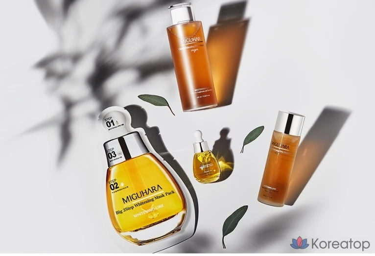 Набор отбеливающих масок Miguhara Big 3-Step, 1 упаковка, 10 штук., фото 4