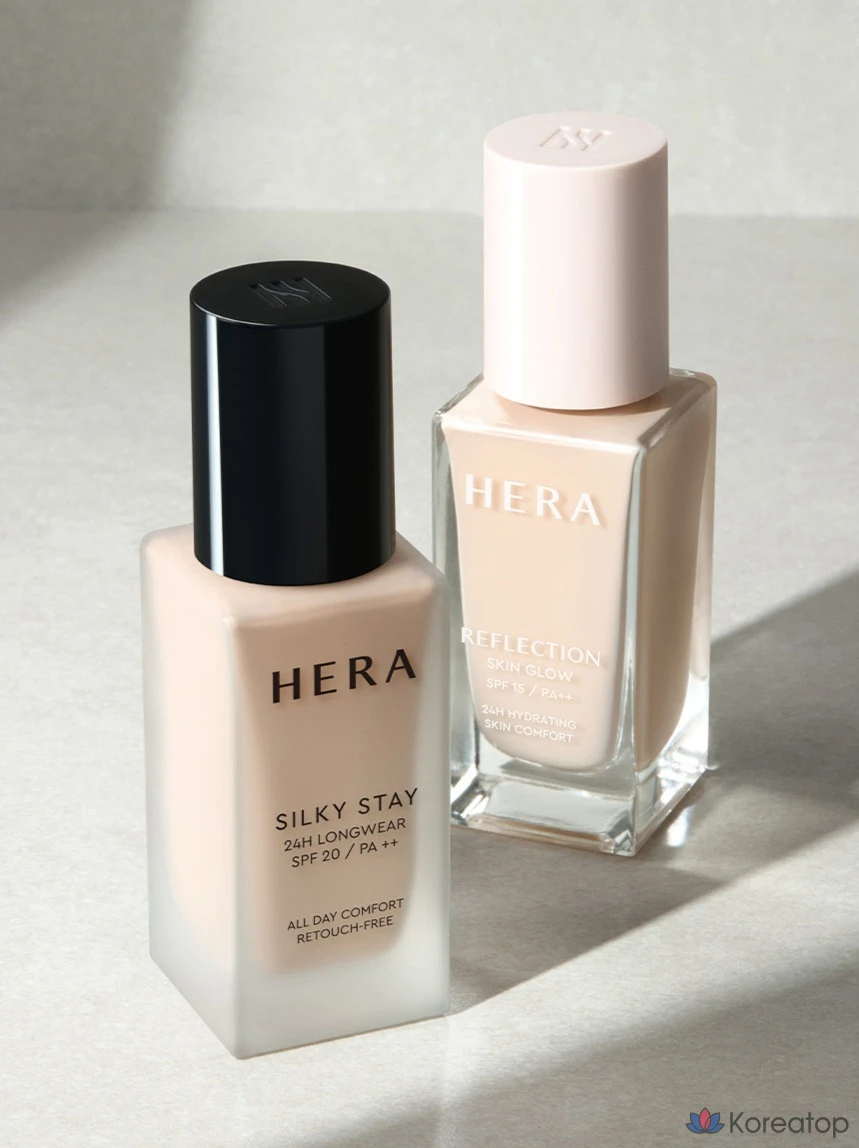Тональный крем Hera Reflection Skin Glow Foundation, оттенок 23C1, 30 г, 1 шт., фото 3
