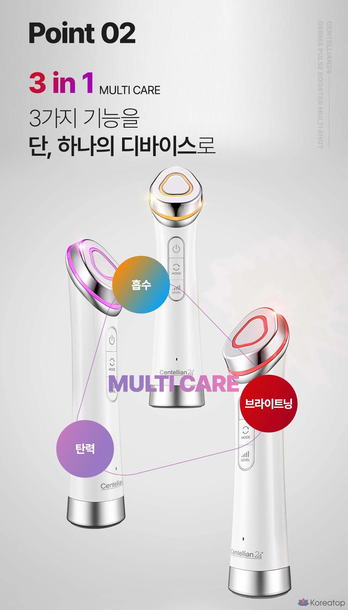 Массажер для кожи Centellian24 DermaPulse Booster Multi-Shot, DKPC24-1, цвет слоновой кости., фото 5