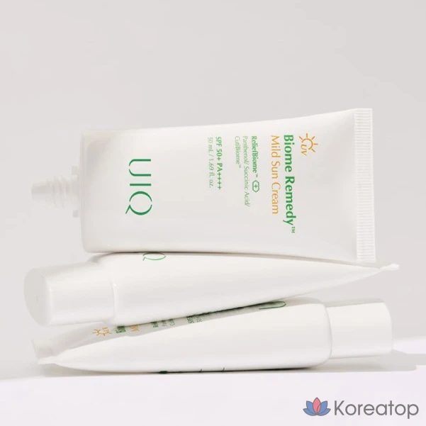Солнцезащитный крем UIQ Biome Remedy Mild Sunscreen SPF50+ PA++++, 50 мл, 1 шт.