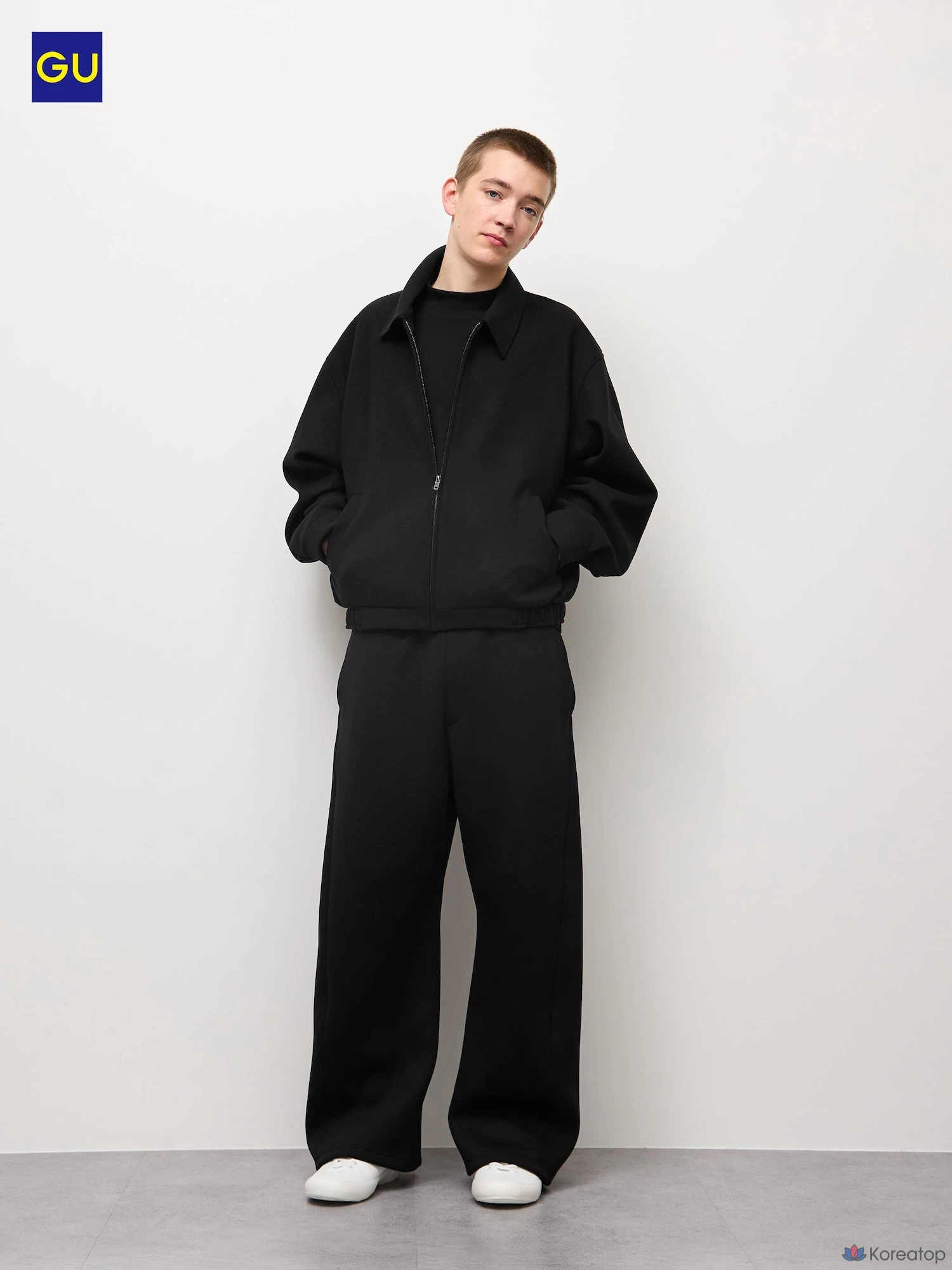 Брюки Uniqlo Smooth Sweat Barrel Leg Pants