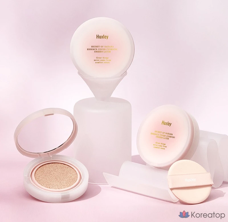 Сменный блок для тонального крема Huxley Essence Cover Unseen Layer, 12 г, оттенок Desert Peach, 1 шт.