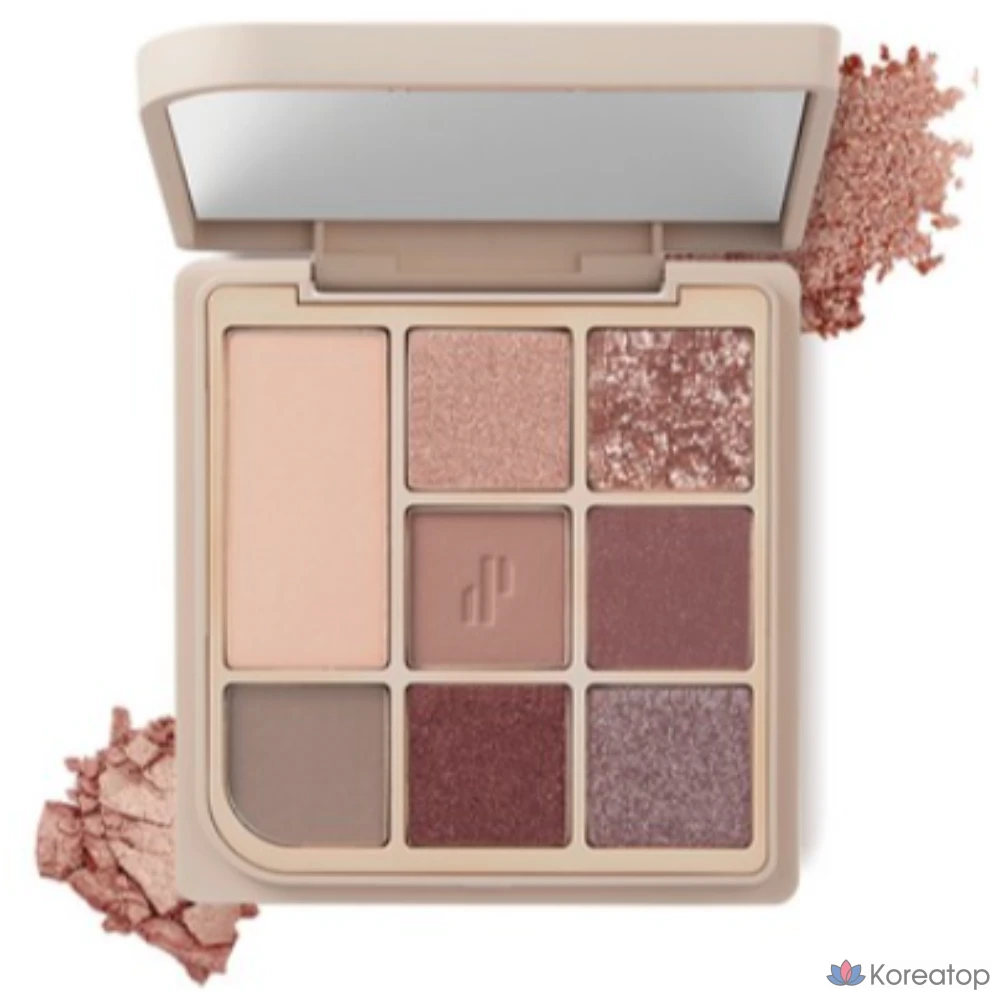 Палетка теней для век Heart Percent Dot On Mood Eye Palette, 01 ROSE Facet, 1 шт.