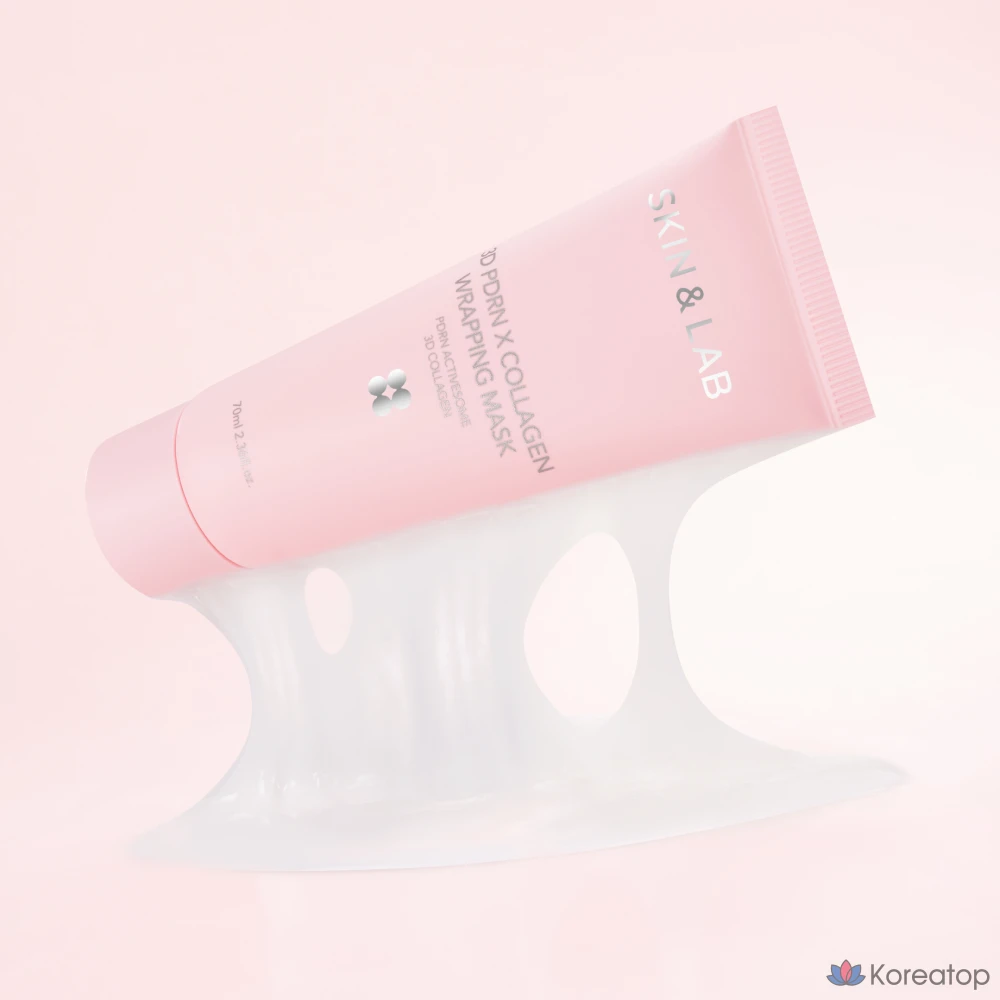 Обертывающая маска SKIN&LAB 3D PDRN X с коллагеном, 3 шт., 1 упаковка., фото 5