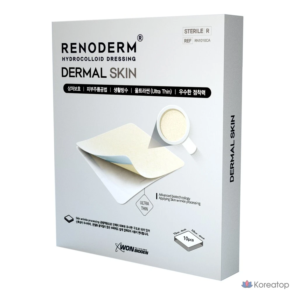 Renoderm Dermal Skin, 10 листов, 1 шт.