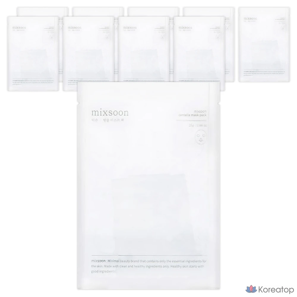 Набор из 2 масок для лица Mixoon Bottle Grass Mask Pack, 5 штук.