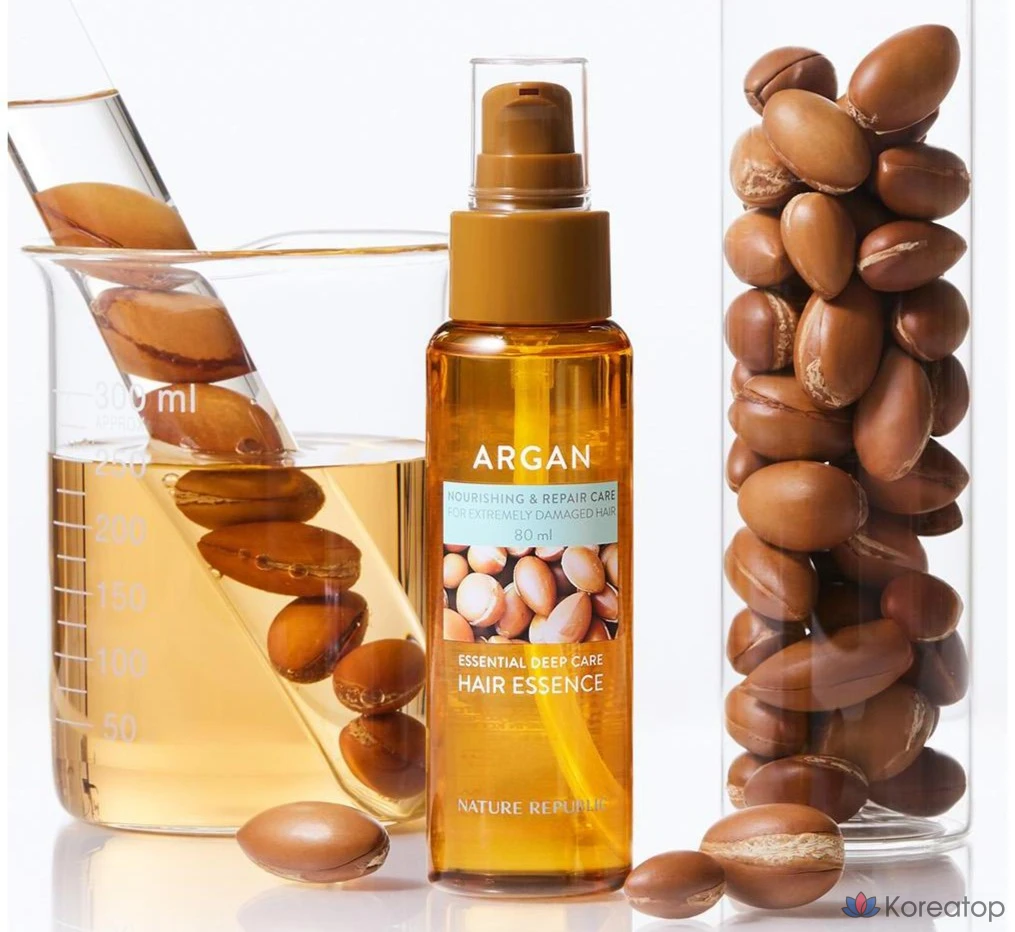 Эссенция для глубокого ухода за волосами Nature Republic Argan Essential, 80 мл, 1 шт.