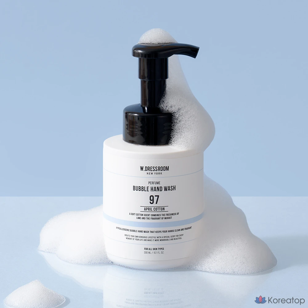 W.Dressroom Парфюмированное мыло для рук April Cotton, 300 мл, 1 шт.