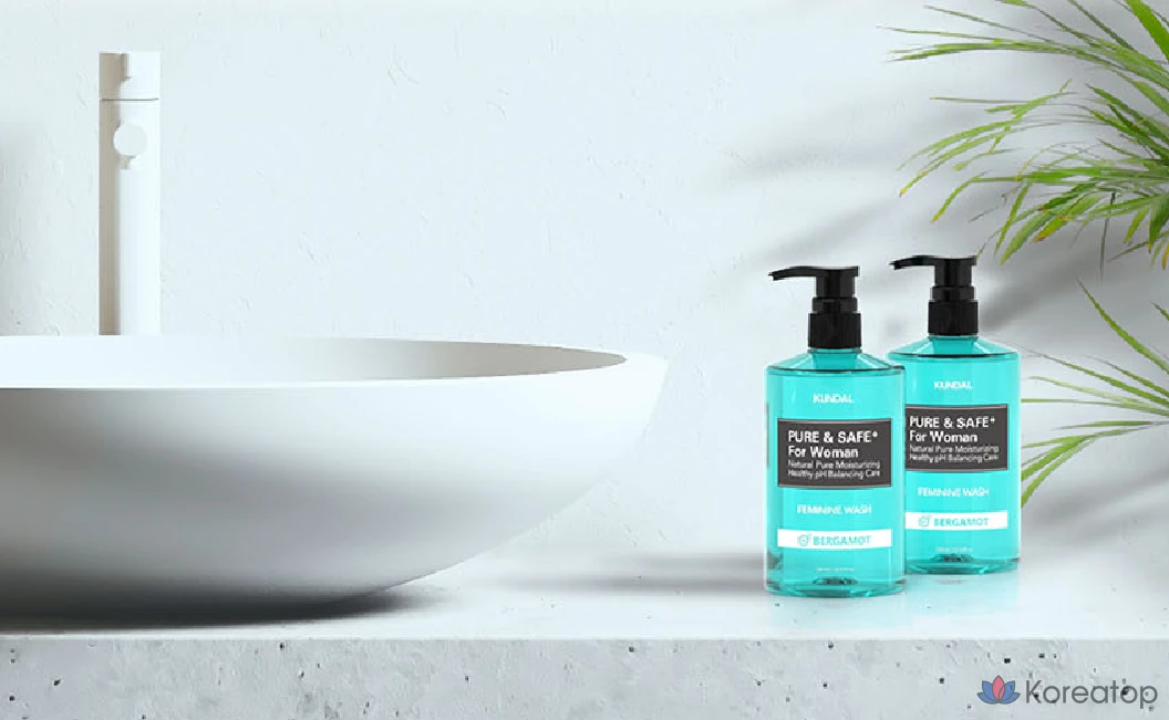 Гель для интимной гигиены Kundal Pure &amp; Safe, аромат бергамота, 300 мл, 1 шт.