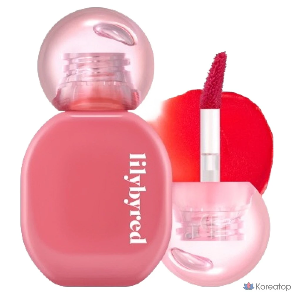 Тинт для губ Lilybyred Balming Dewy Lip Tint, 5 тюбиков, оттенок «яблоко», 1 шт.
