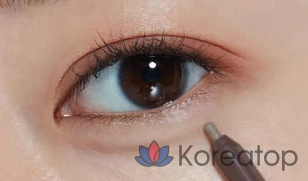 Набор подводки для глаз Etude House Aegyo-sal Maker Liner 0.1g + Glitter 0.5g, оттенок «Шампанское нюд», 1 шт., фото 3