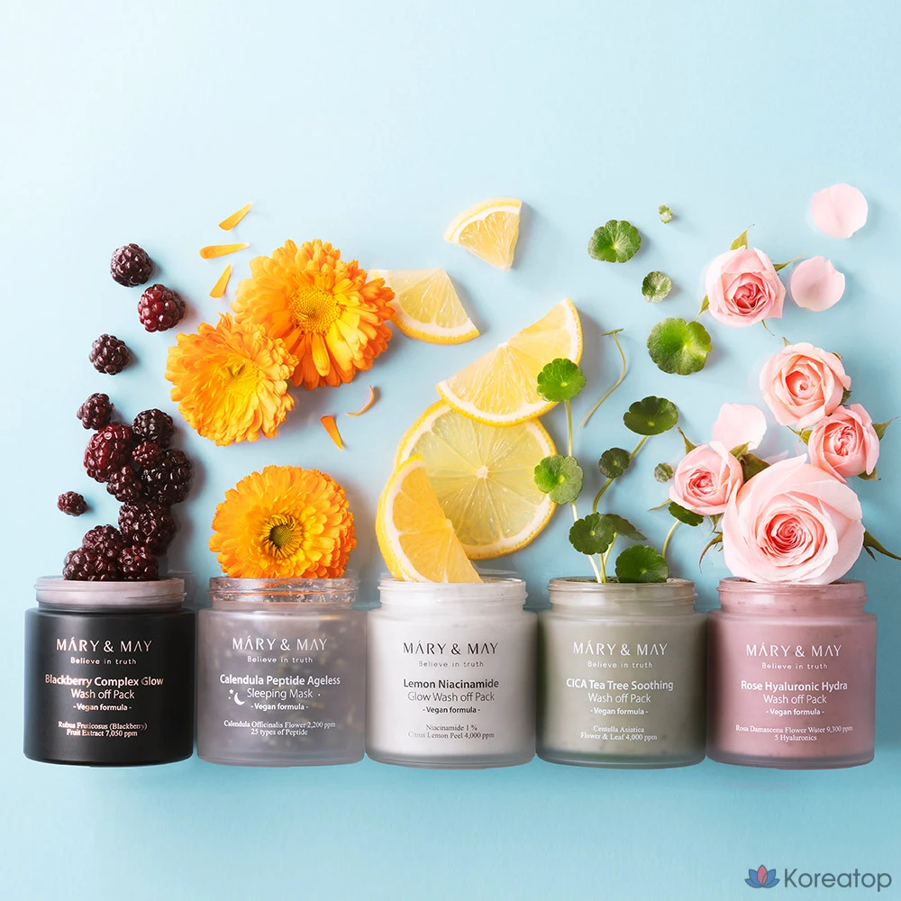 Набор из 5 мини-масок для умывания Marienmay, 30 г, 2 шт., фото 3