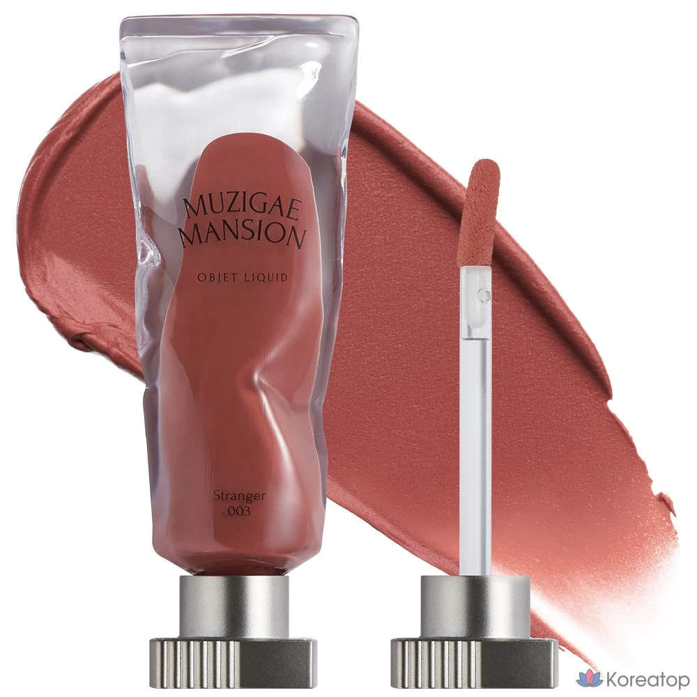 Тинт для губ Muzigae Mansion Objet Liquid Tint, оттенок 003 Stranger, 6 мл, 1 шт.