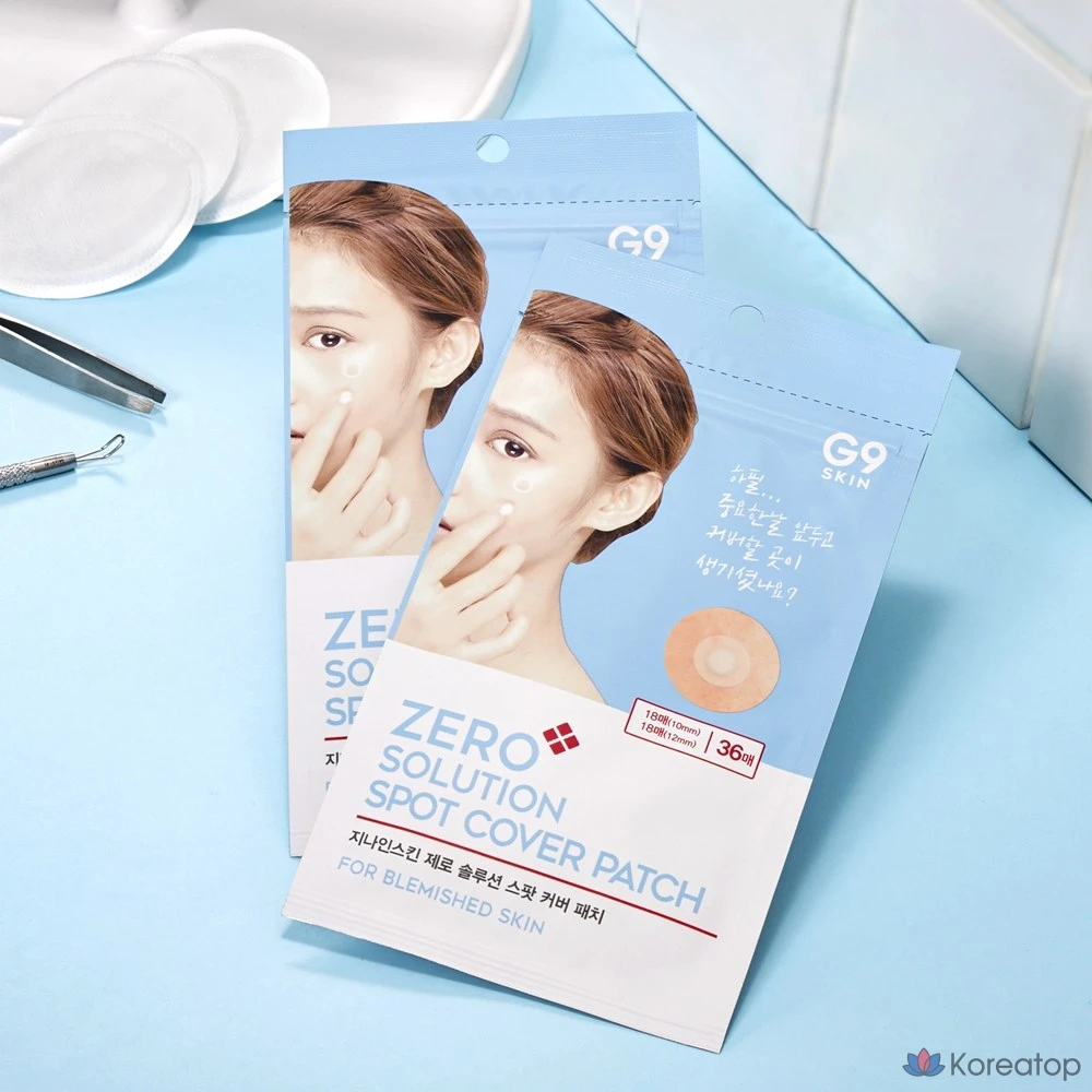 Патчи для тонусного нанесения Gina Skin Zero Solution, 1 упаковка, 108 штук.
