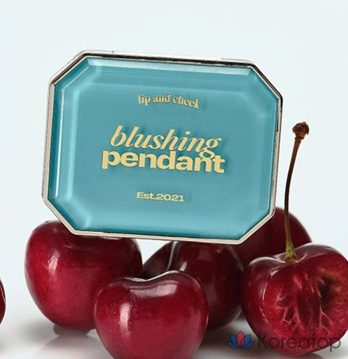 Альтернативный футляр для подвески «Blushing Pendant Case» из 10 синих ларимаров, 1 шт., фото 2