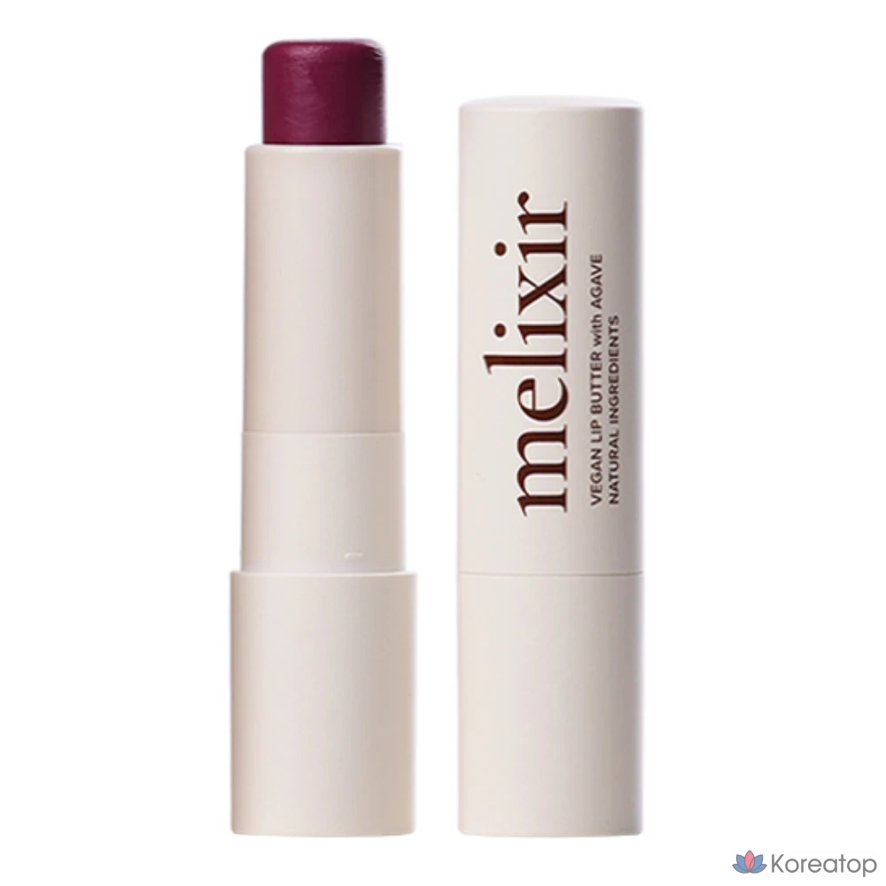 Бальзам для губ Melixir Lip Butter, оттенок 16 Plum Wine Stain, 3.9 г, 1 шт.