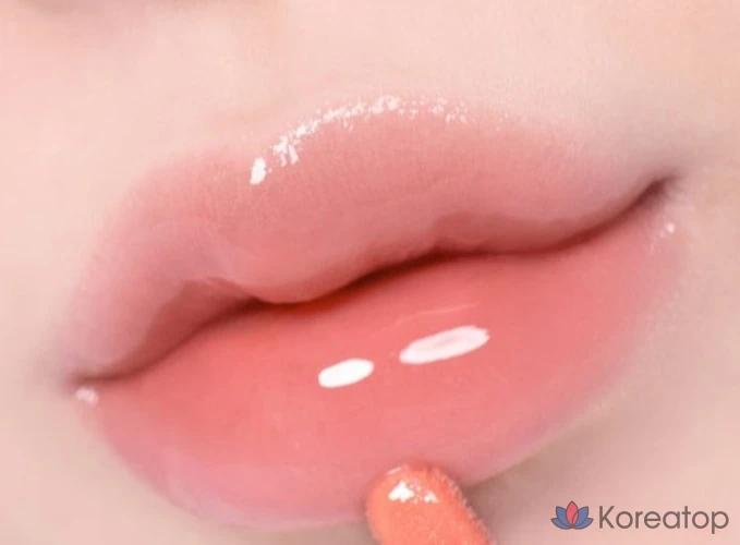 Блеск для губ Etude House Over Glow Gloss, оттенок 03 «Персиковый сорбет», 1 шт., фото 2