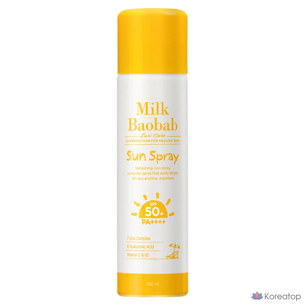 Солнцезащитный спрей Milk Baobab SPF50+ PA++++, 1 шт., 150 мл