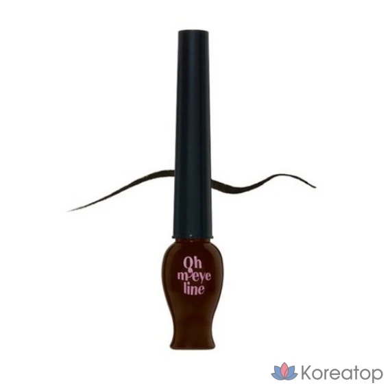 Подводка для глаз Etude Oh My Line, 5 мл, коричневый, 03, 1 шт.