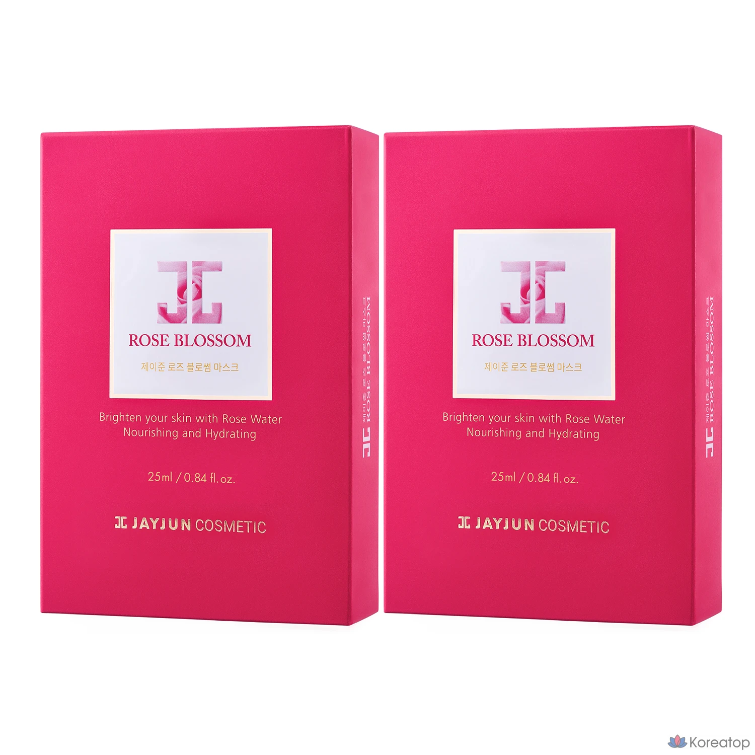 Набор масок для лица Jayjun Rose Blossom Mask Pack, 25 мл, 20 штук, 1 упаковка