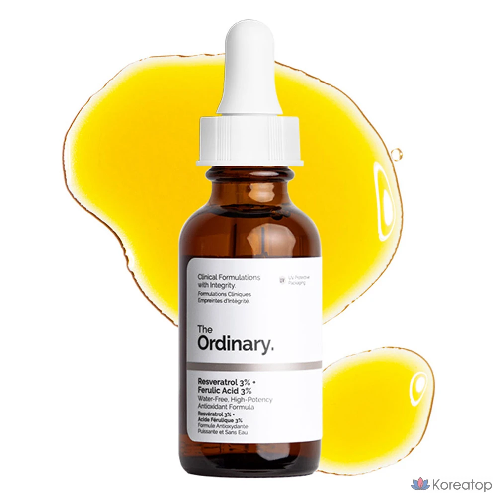 Сыворотка The Ordinary с ресвератролом 3% и феруловой кислотой 3%, 30 мл, 1 шт.