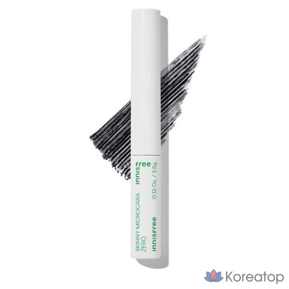 Тушь для ресниц Innisfree Skinny Meticulous Mascara Zero, 3.5 г, № 1, черная, 1 шт.