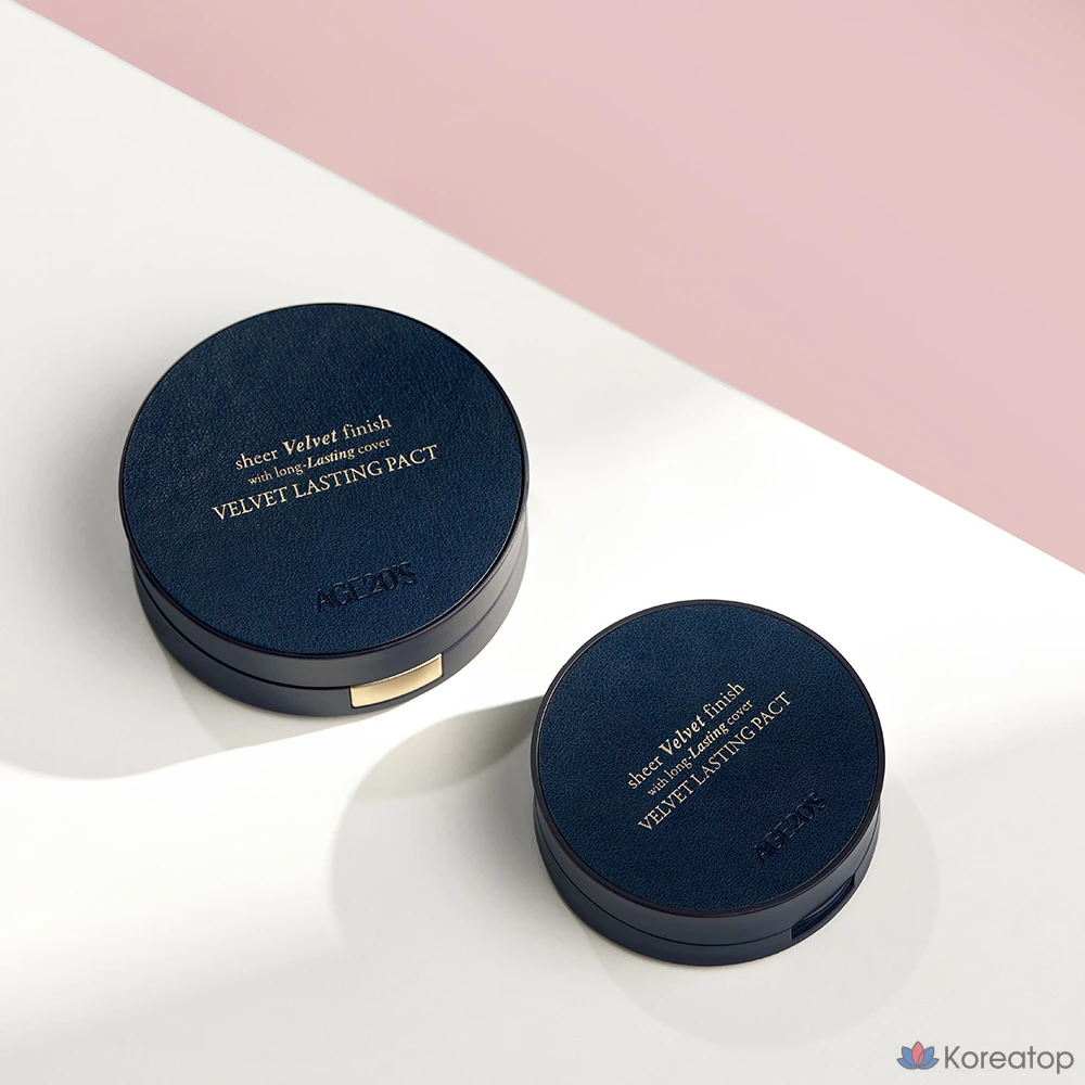 Age20's Velvet Lasting Mini Pact 7g, 21N Soft, 1 Piece, фото 7