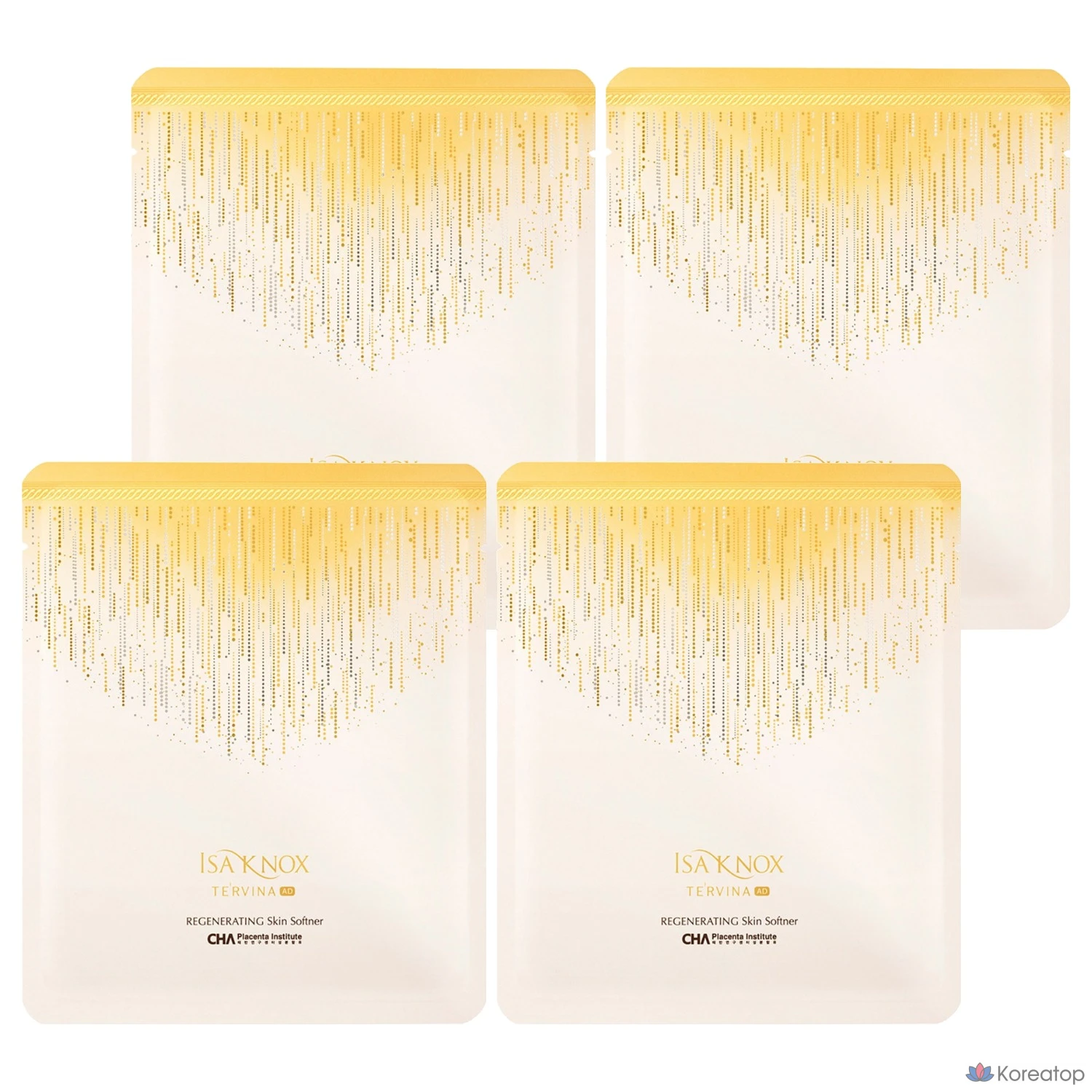 Регенерирующая золотая ампульная маска Isa Knox Terbina AD, 1 упаковка, 4 упаковки