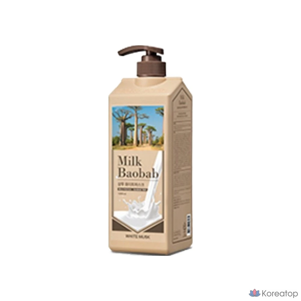 Набор «Milk Baobab: шампунь и гель для душа» (Белый мускус), 3 комплекта., фото 2