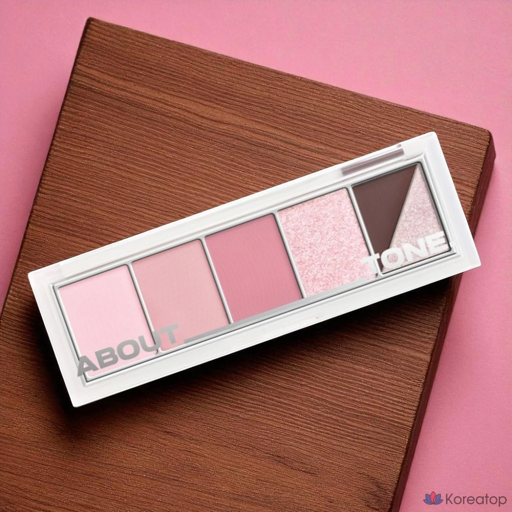 Палитра теней ABOUT TONE Return to Basic, AT.05 Капучино, 1 шт., фото 2