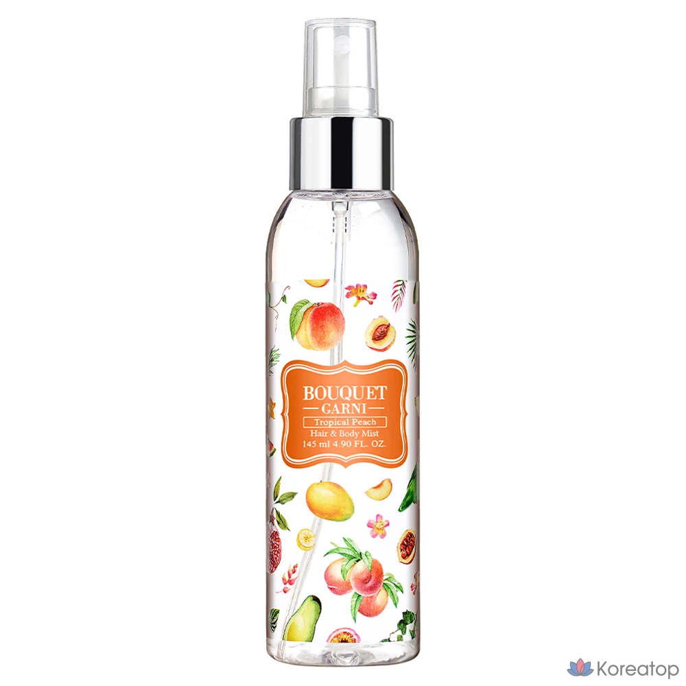 Ароматизированный спрей для волос и тела Bouquet Garni «Тропический персик», 145 мл, 1 шт.