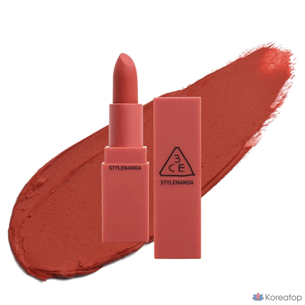 Матовая помада 3CE Style Nanda Matte Lipstick, оттенок 222 Step And Go, 3.5 г, 1 шт.